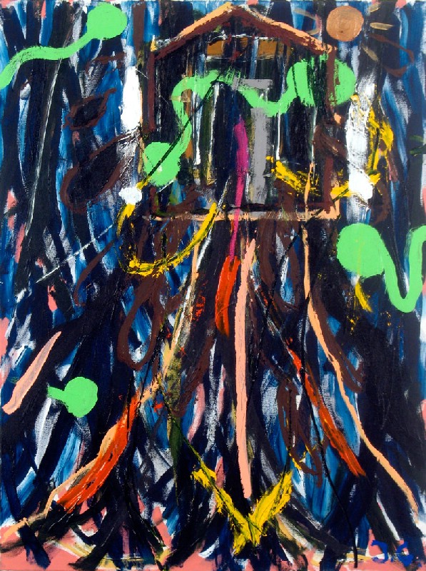 Vej i mørke til hus