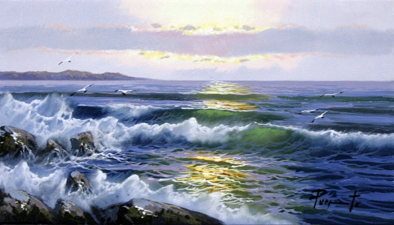 Surf Rolling At The Toelk