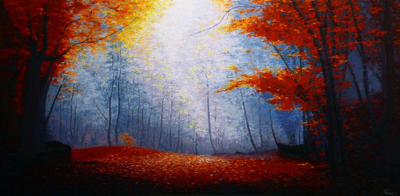 Skovbryn i efteerårsferien