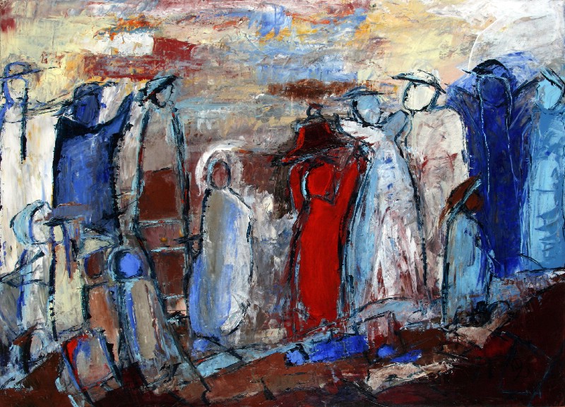 Glæden klædt i rødt