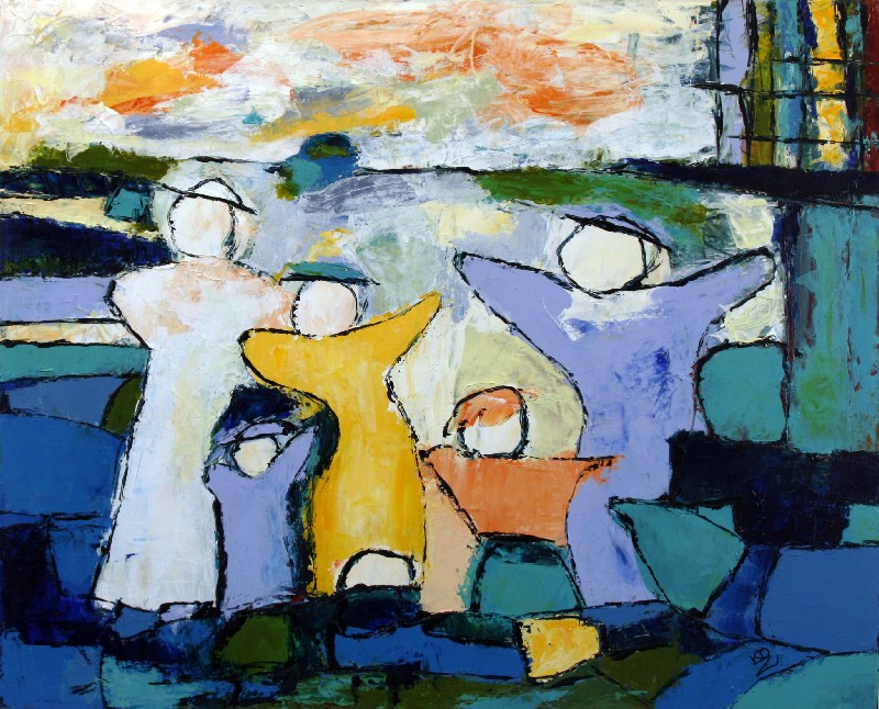 Glade børn på ferie