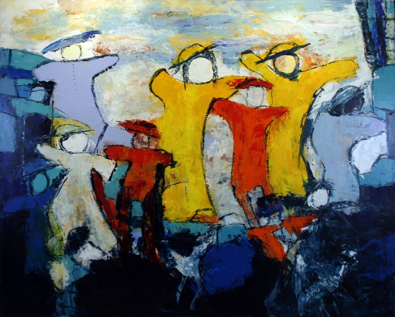 Landsbyens glade folk