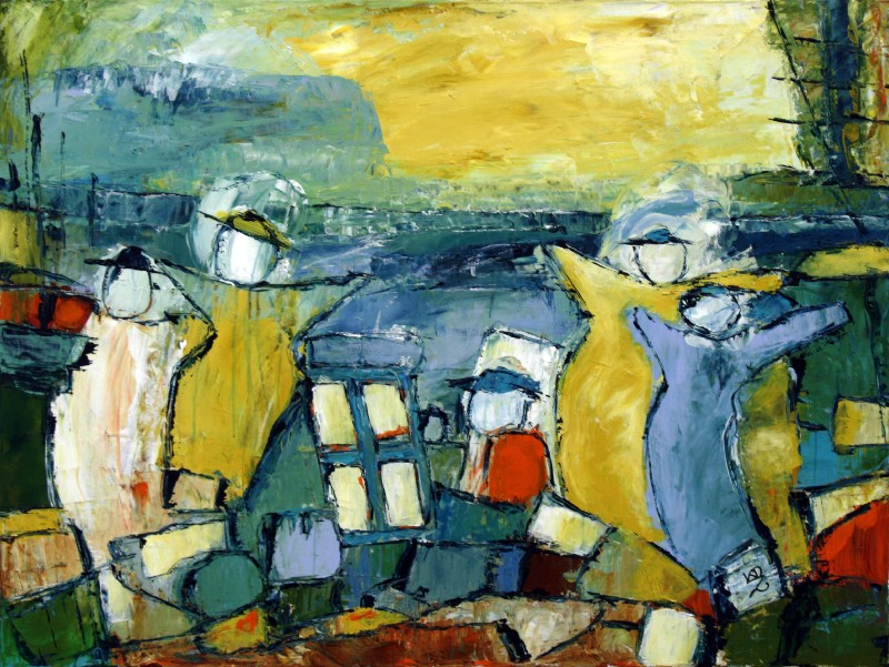 Bag facaden er der liv