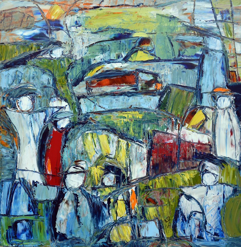 Hr. og fru glad på tur