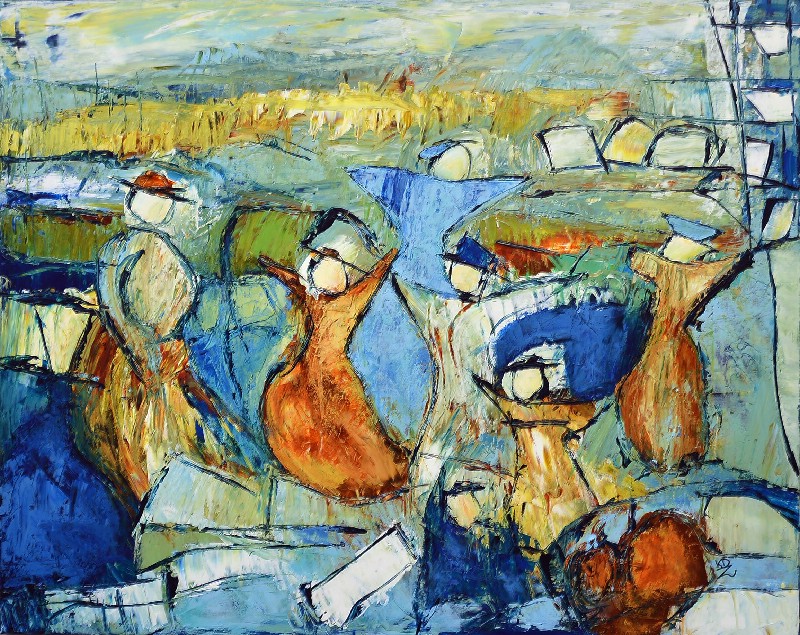 Frodige kvinder i ekstase