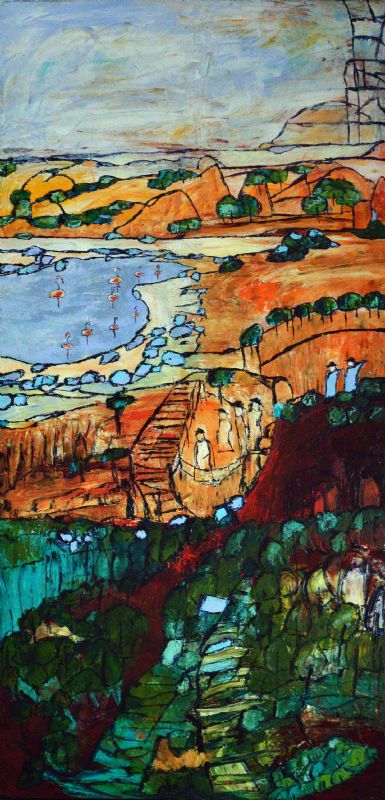 Flamingodans ved Le-tang