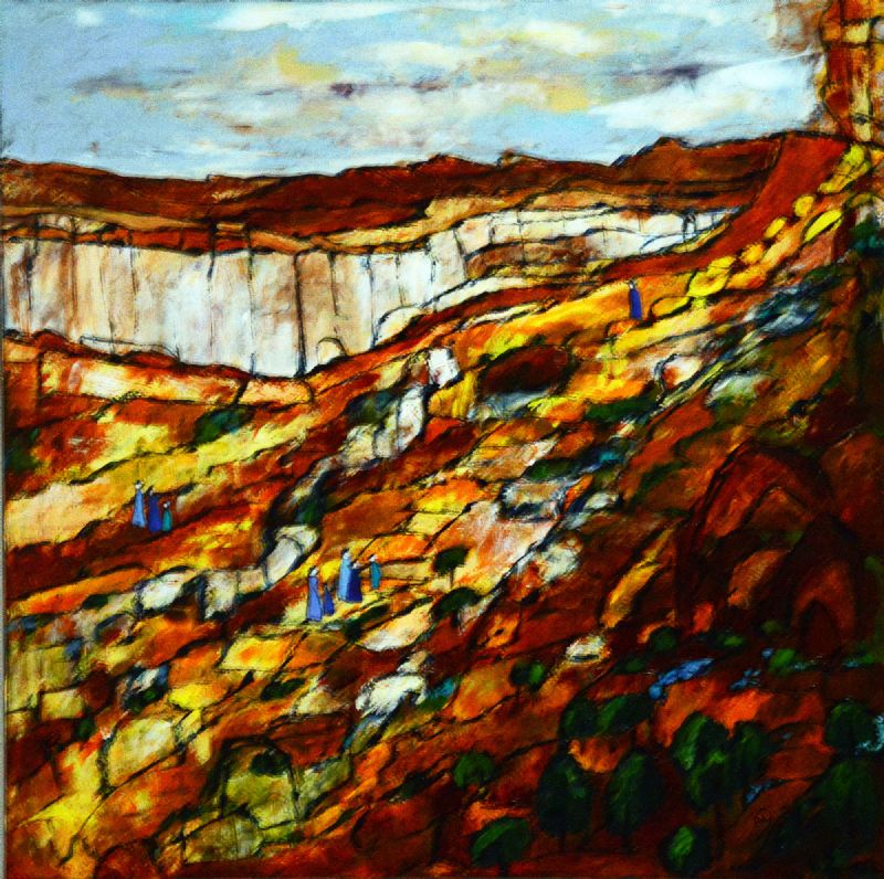 Farve palettens glød