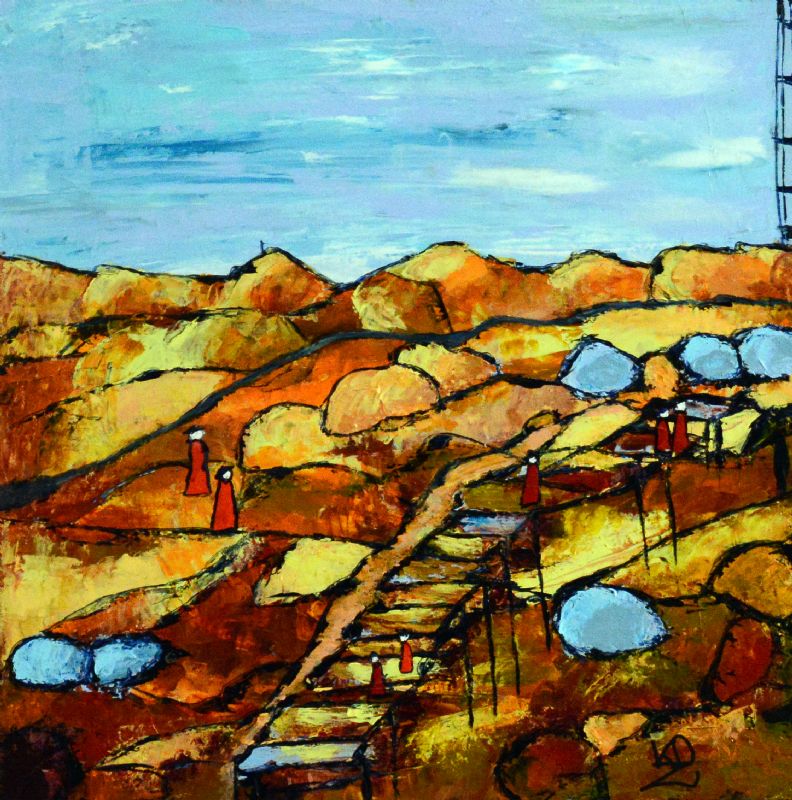 Varme dage i Estagel - Frankrig