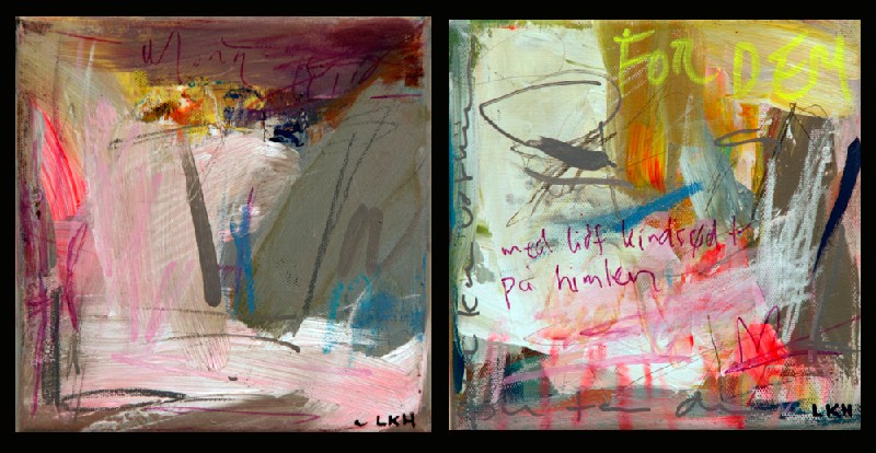 Lars Kristian Hansen 2 stk 20x20 cm