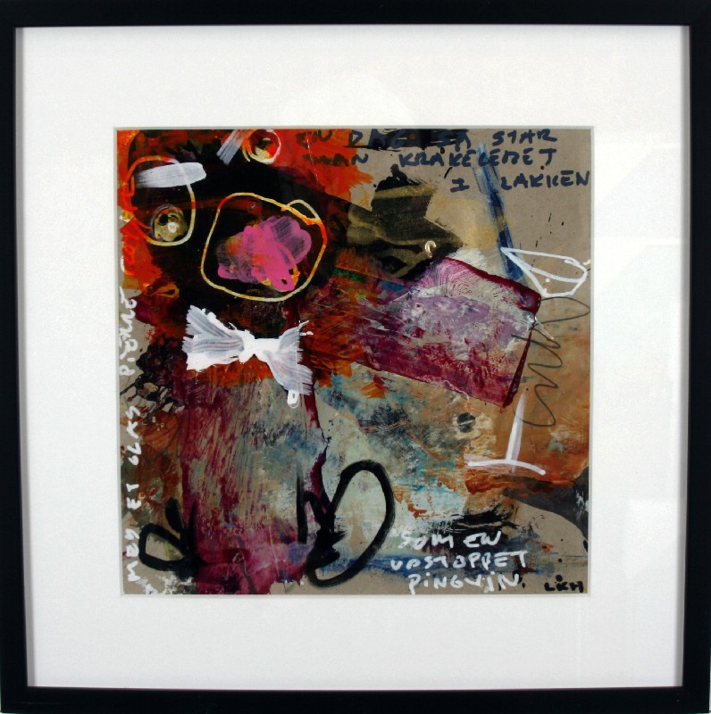 Abstraktion - Malet på papir