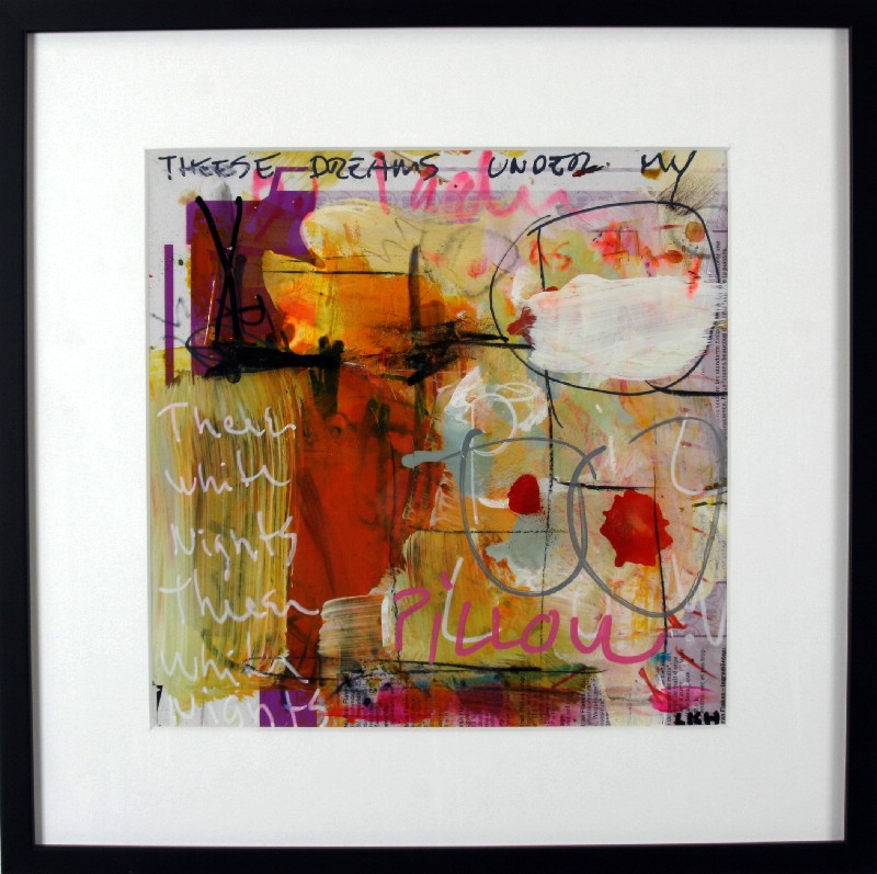 Abstraktion - Malet på papir