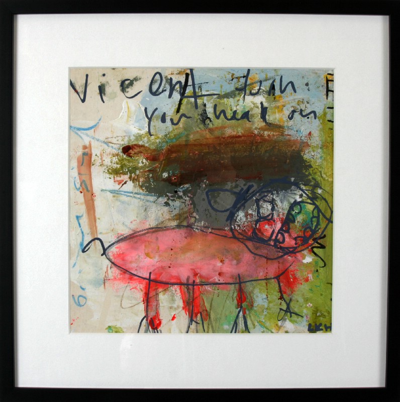 Abstraktion - Malet på papir