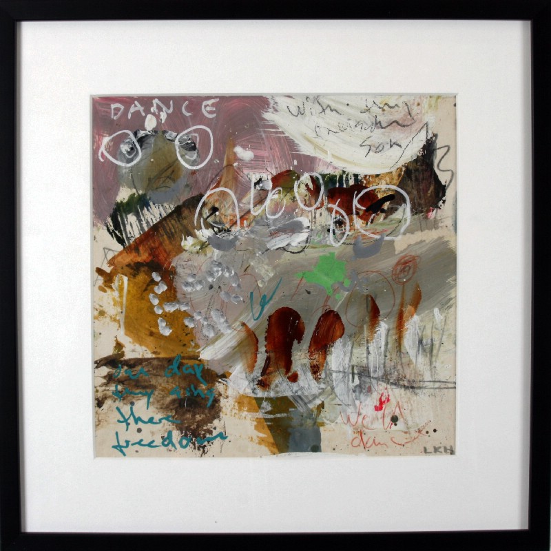 Abstraktion - Malet på papir