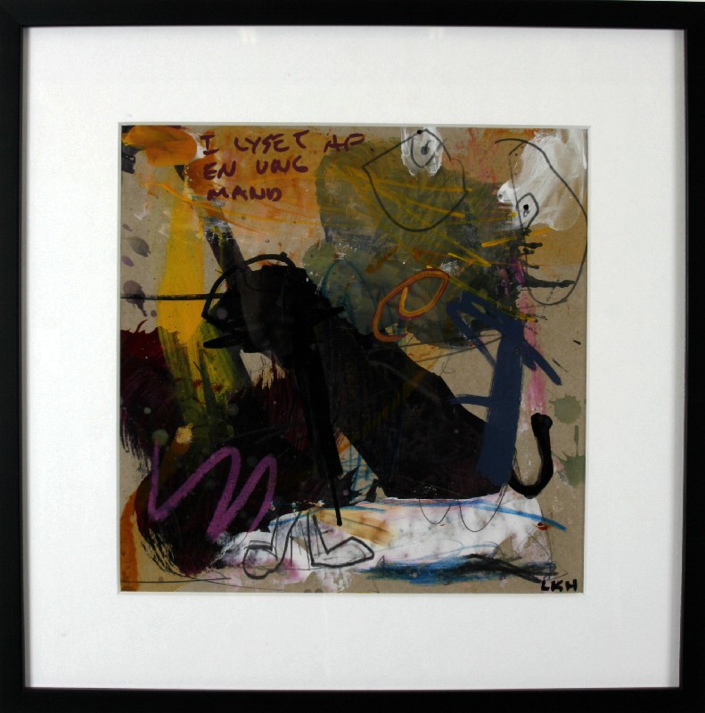 Abstraktion - Malet på papir