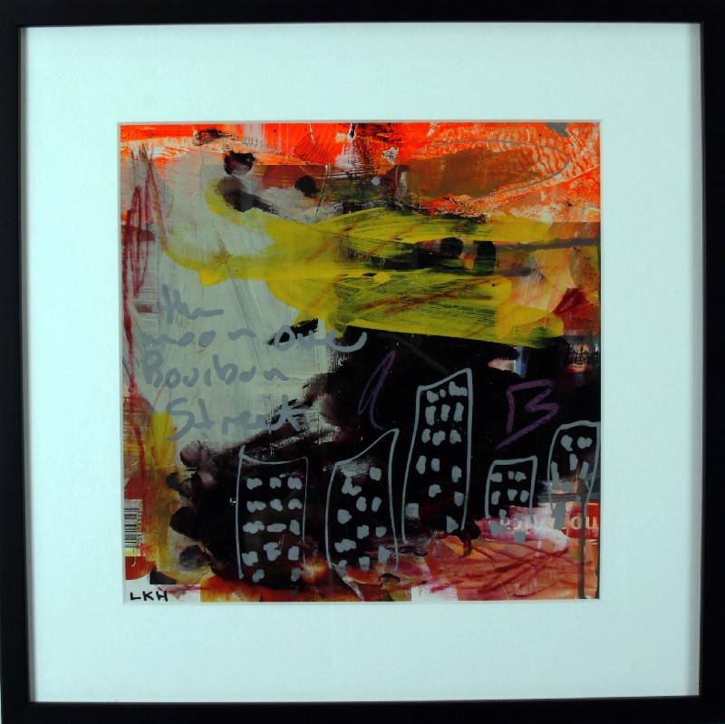 Abstraktion - Malet på papir