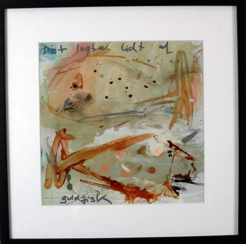 Abstraktion - Malet på papir