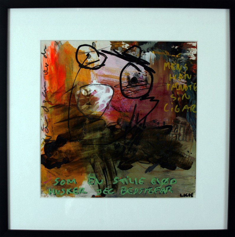 Abstraktion - Malet på papir