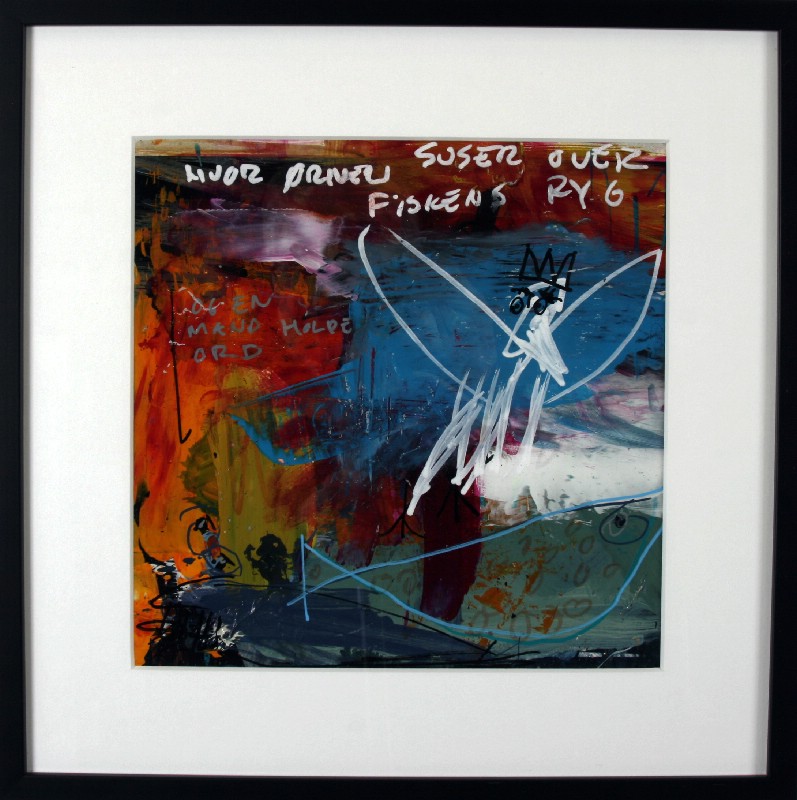 Abstraktion - Malet på papir