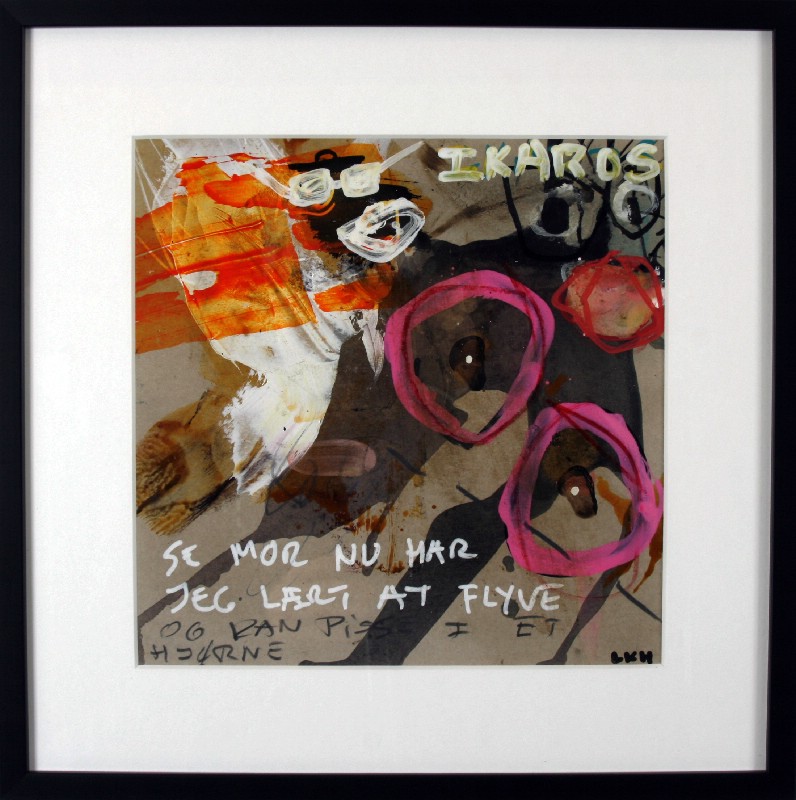 Abstraktion - Malet på papir