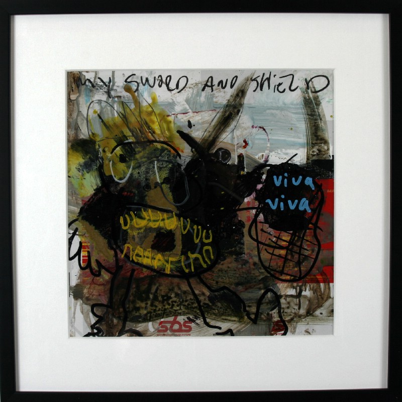 Abstraktion - Malet på papir