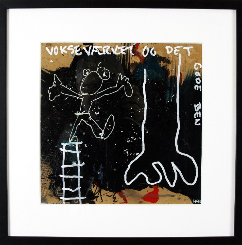 Abstraktion - Malet på papir