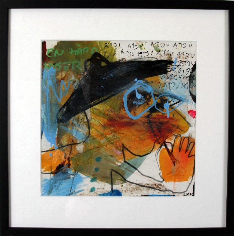 Abstraktion - Malet på papir