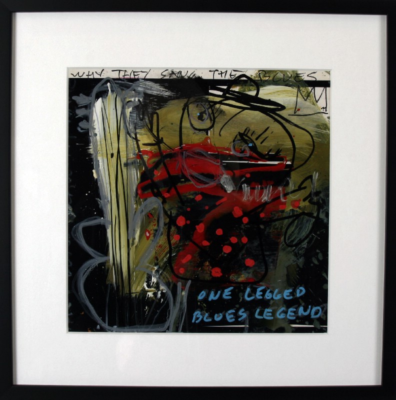 Abstraktion - Malet på papir