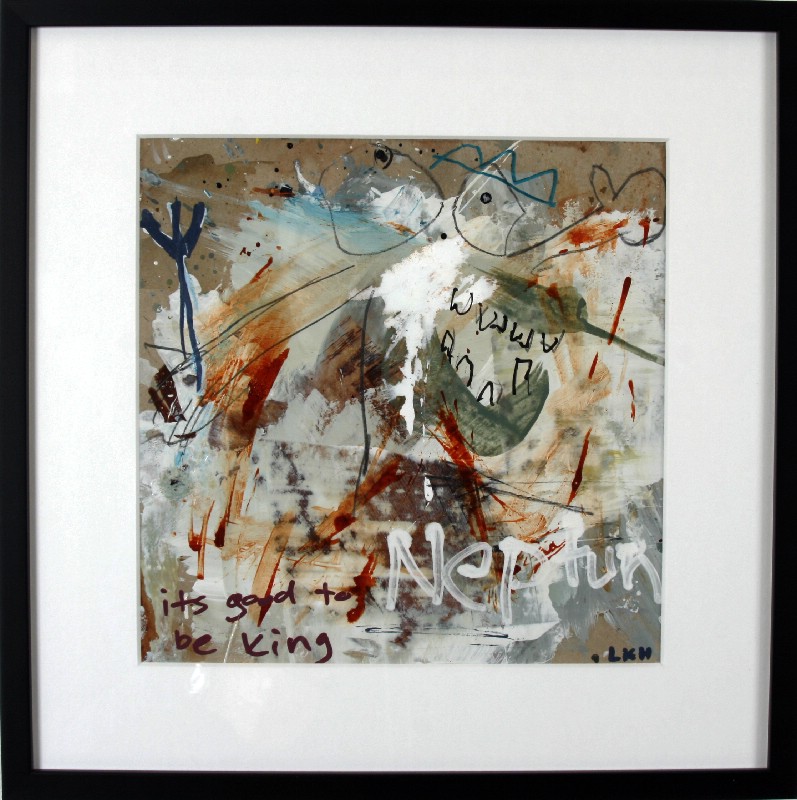 Abstraktion - Malet på papir