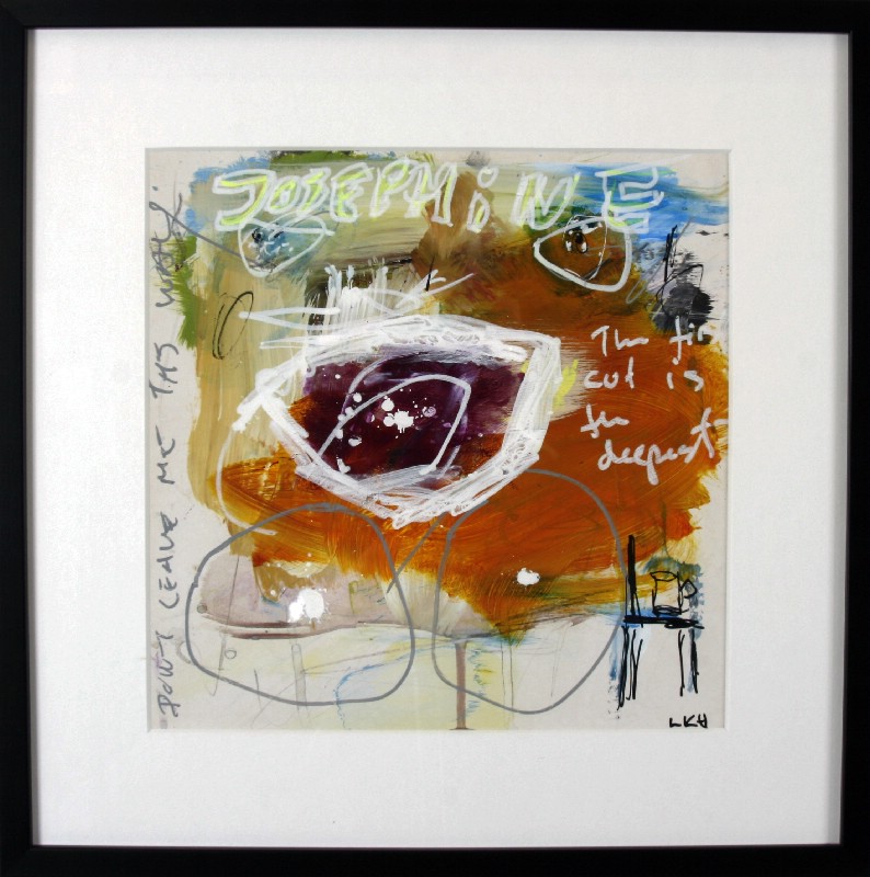 Abstraktion - Malet på papir