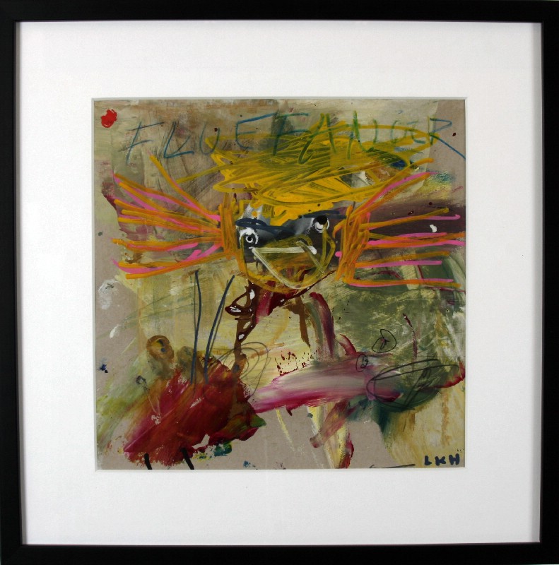 Abstraktion - Malet på papir