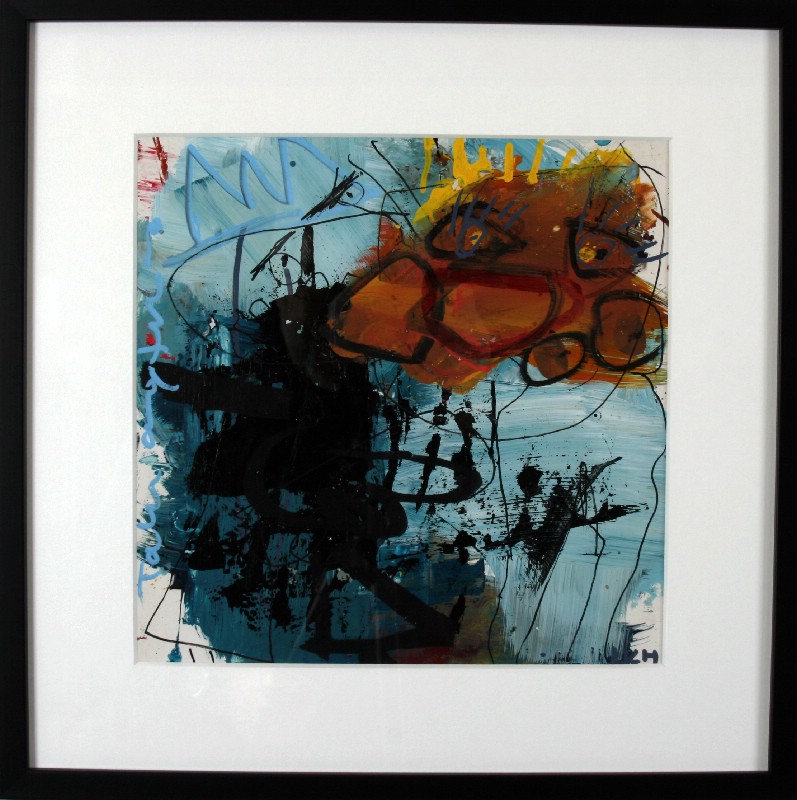 Abstraktion - Malet på papir