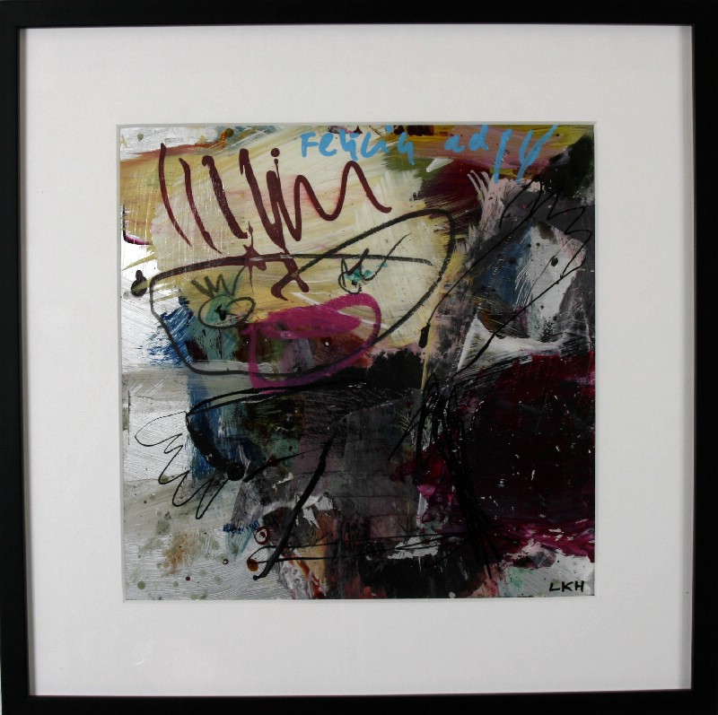 Abstraktion - Malet på papir