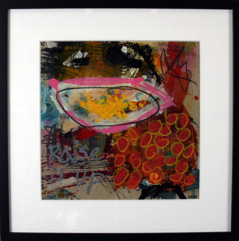 Abstraktion - Malet på papir