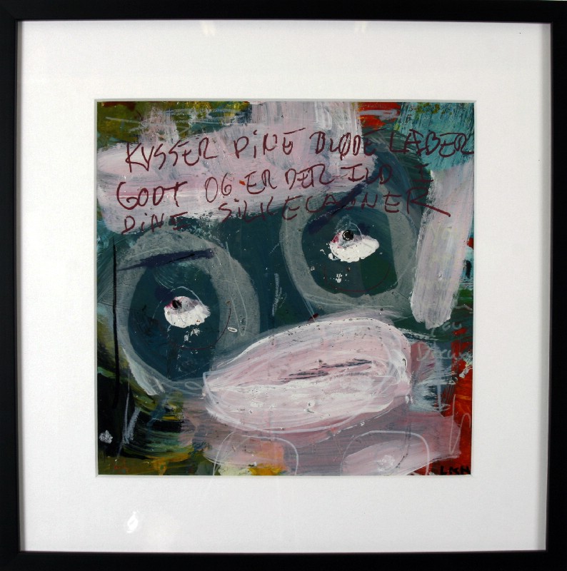 Abstraktion - Malet på papir