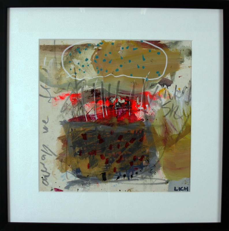 Abstraktion - Malet på papir