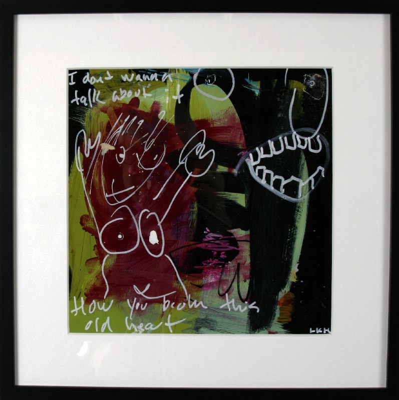 Abstraktion - Malet på papir