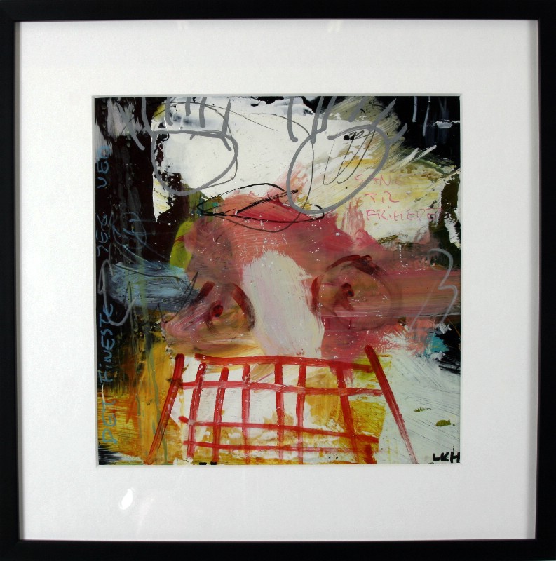 Abstraktion - Malet på papir