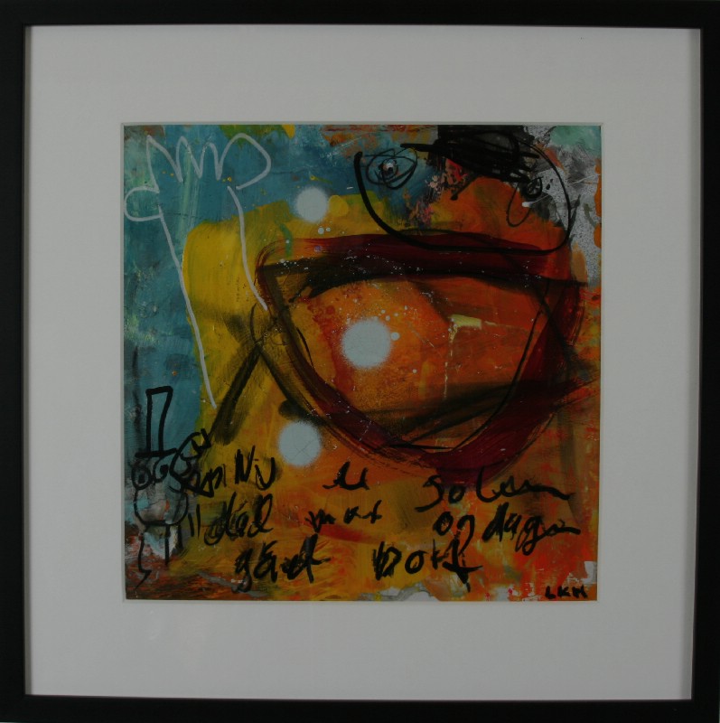 Abstraktion - Malet på papir