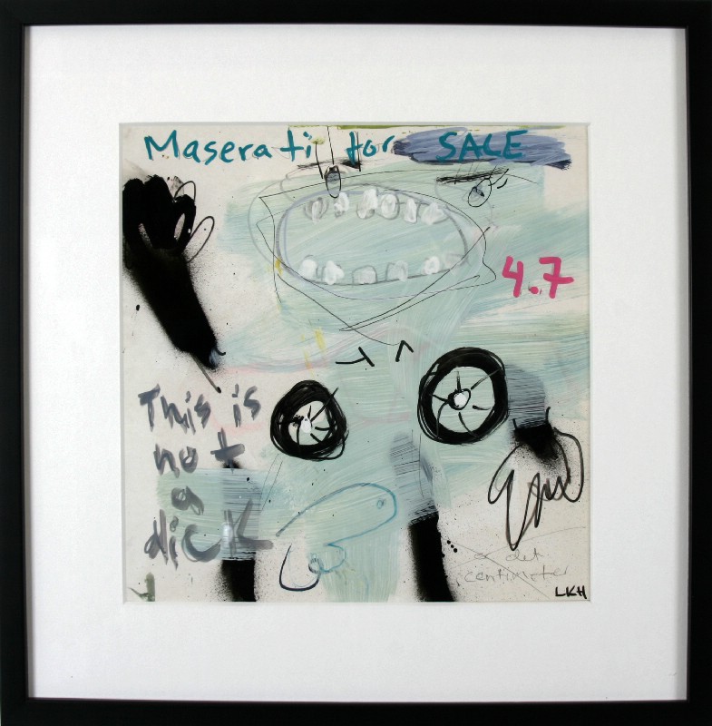 Abstraktion - Malet på papir