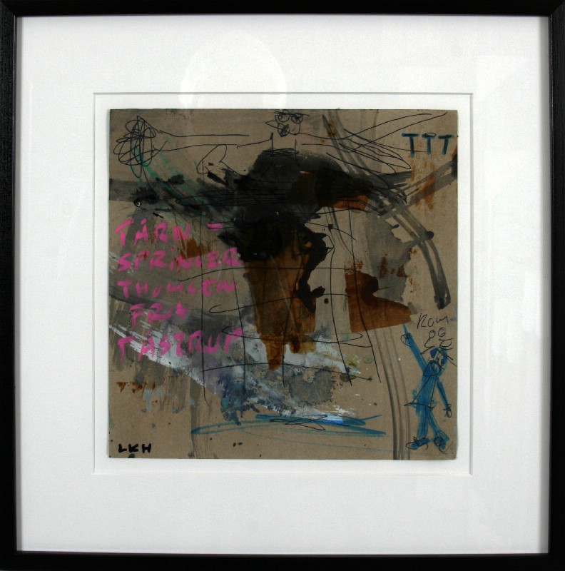 Abstraktion - Malet på papir