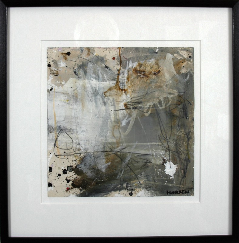 Abstraktion - Malet på papir