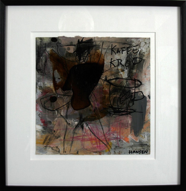 Abstraktion - Malet på papir