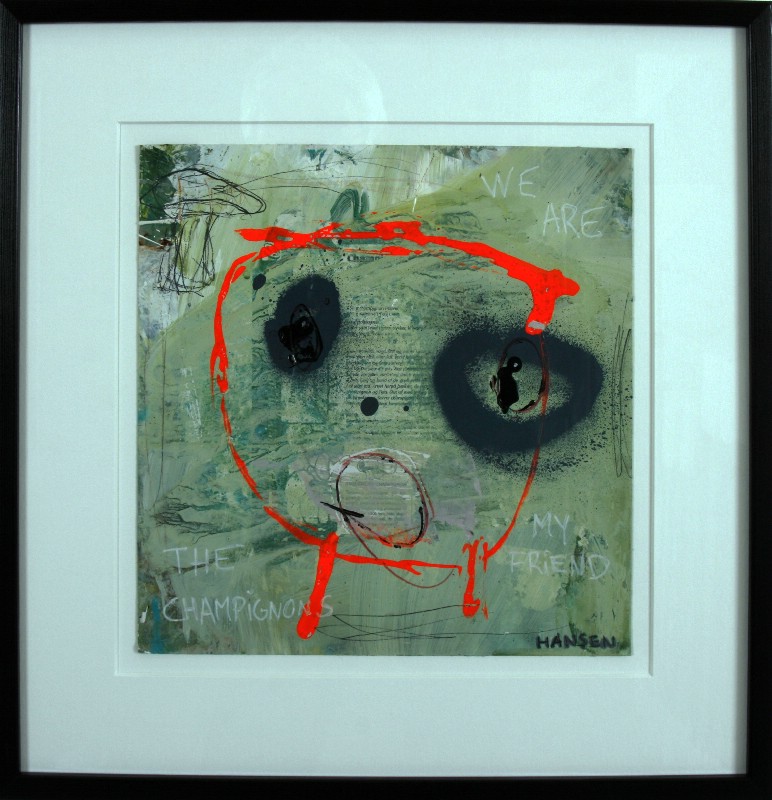 Abstraktion - Malet på papir