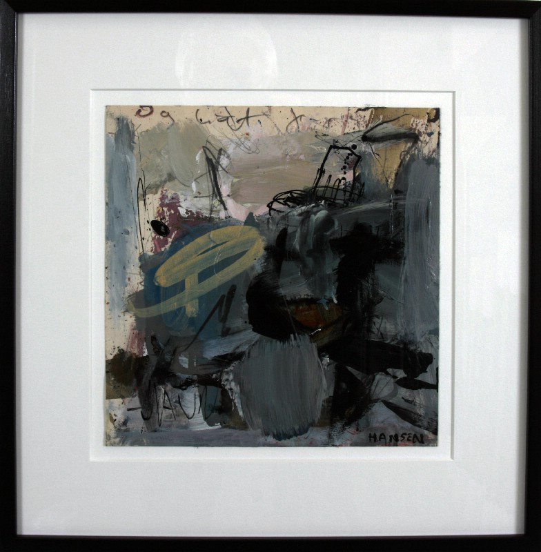 Abstraktion - Malet på papir