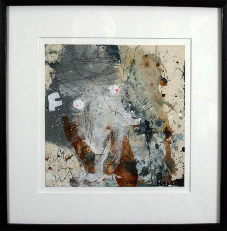 Abstraktion - Malet på papir