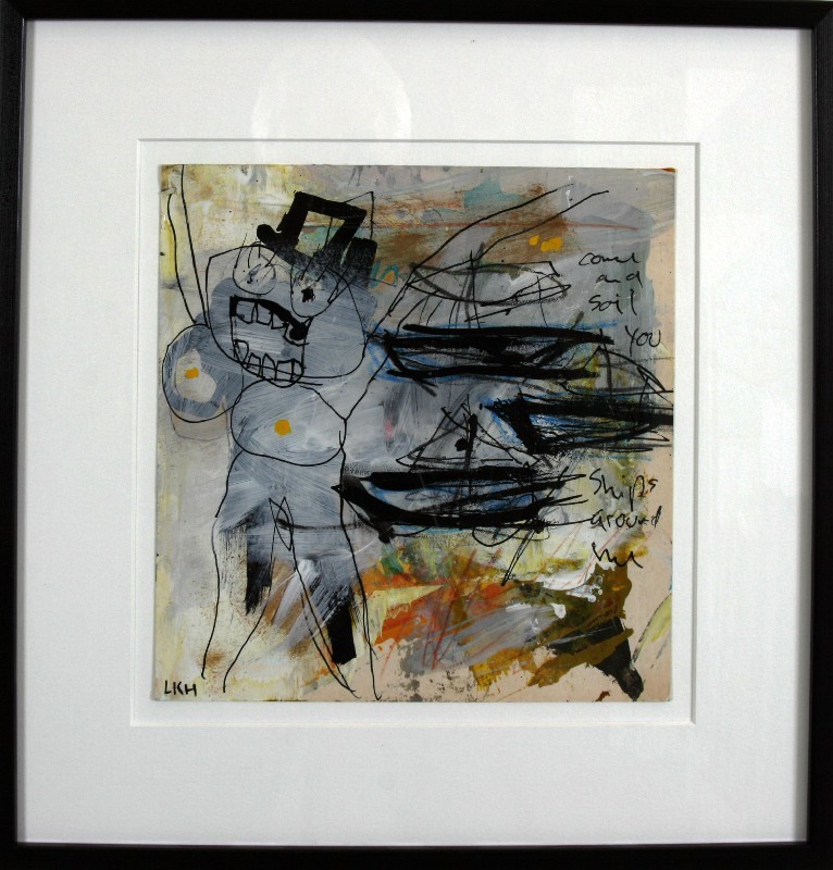 Abstraktion - Malet på papir