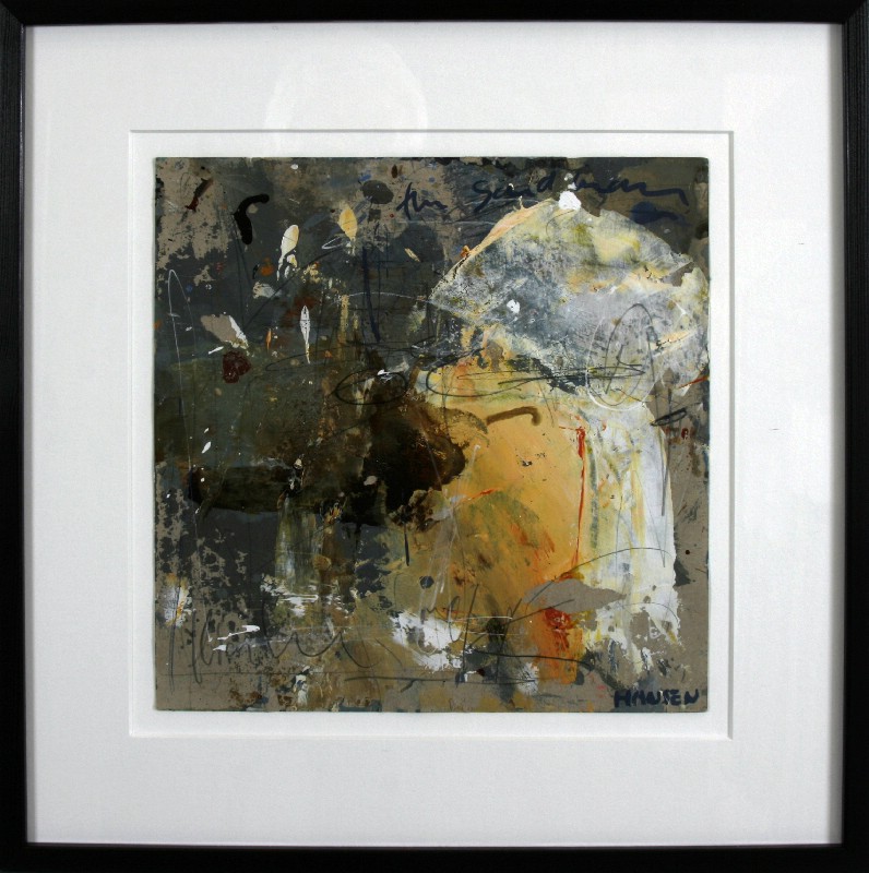 Abstraktion - Malet på papir