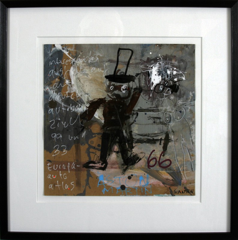 Abstraktion - Malet på papir