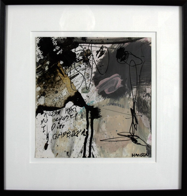 Abstraktion - Malet på papir