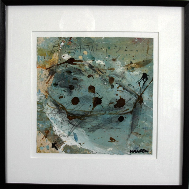 Abstraktion - Malet på papir